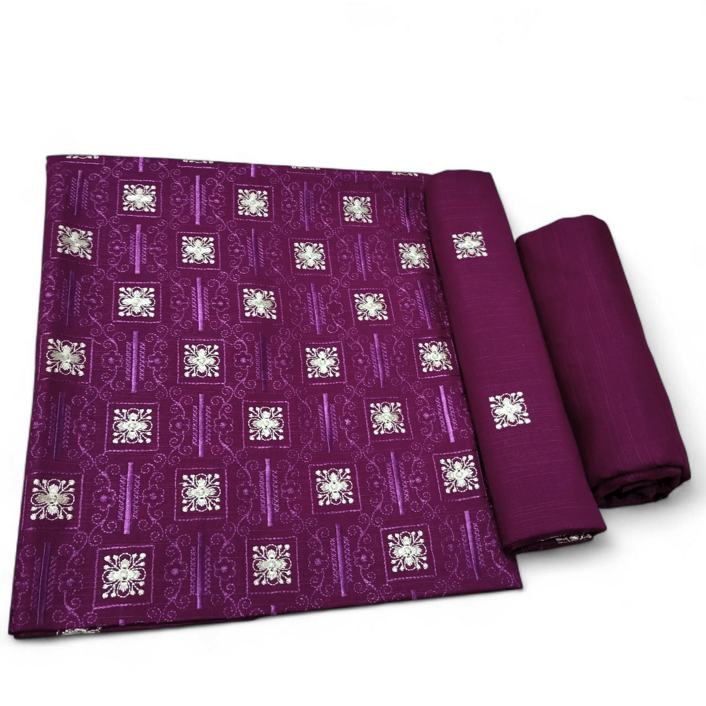 KHADDAR EMBROIDERED 2PC