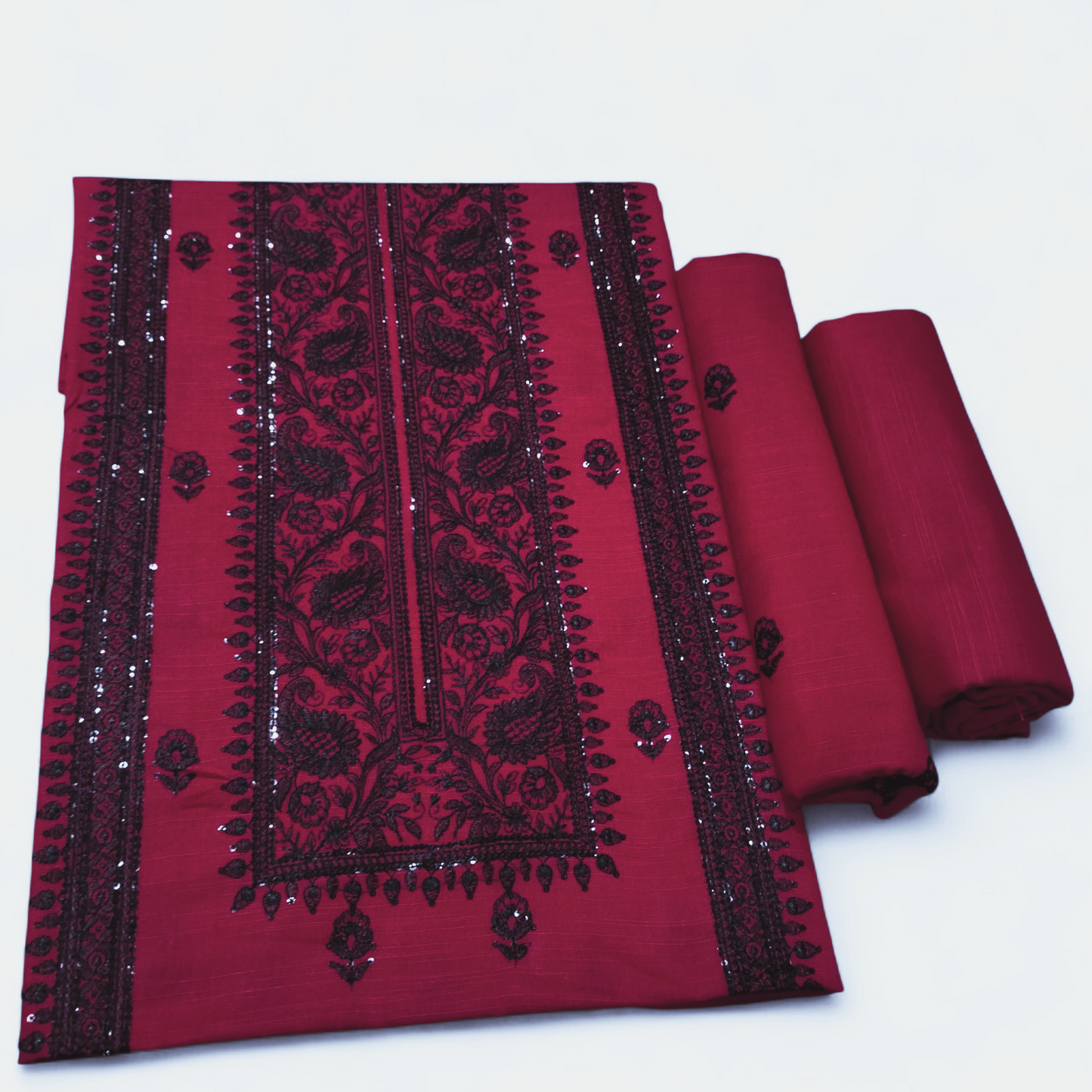 KHADDAR EMBROIDERED 2PC - TANIAZE