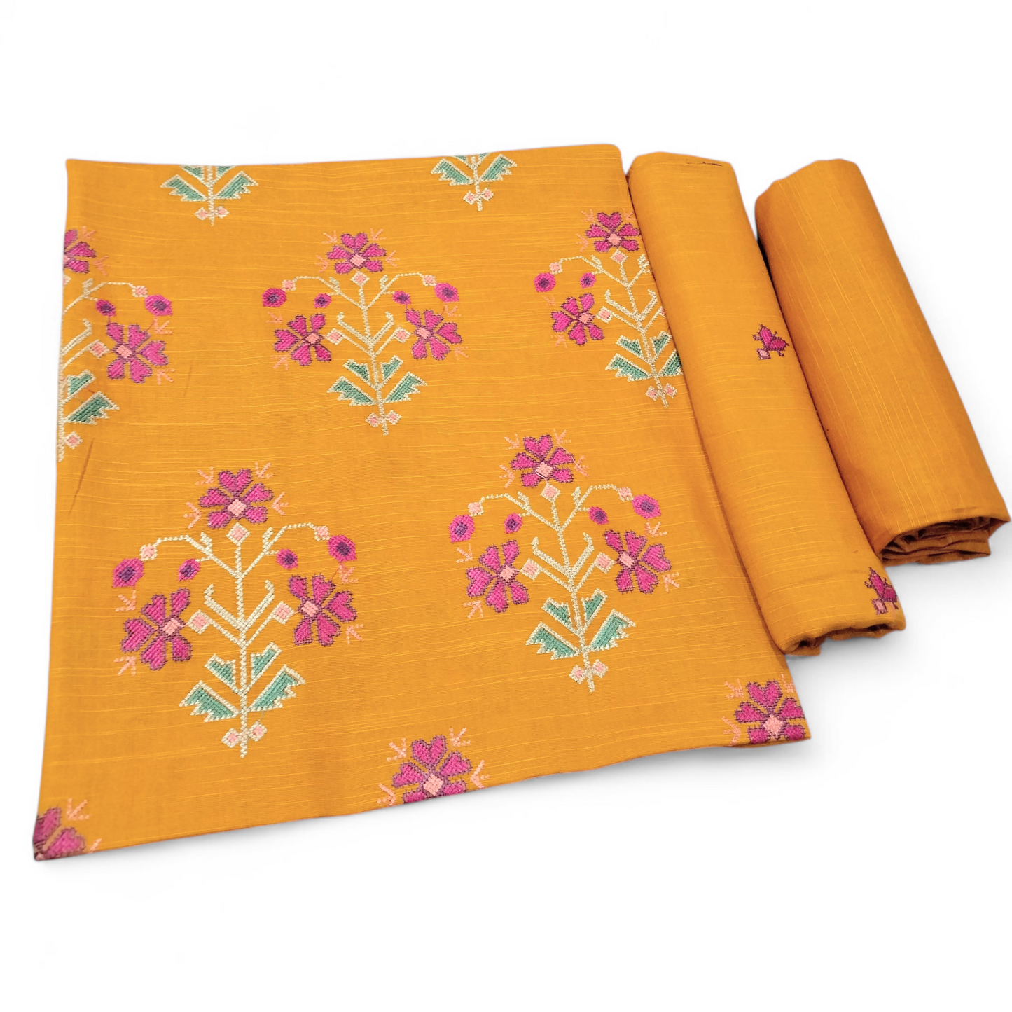 KHADDAR EMBROIDERED 2PC