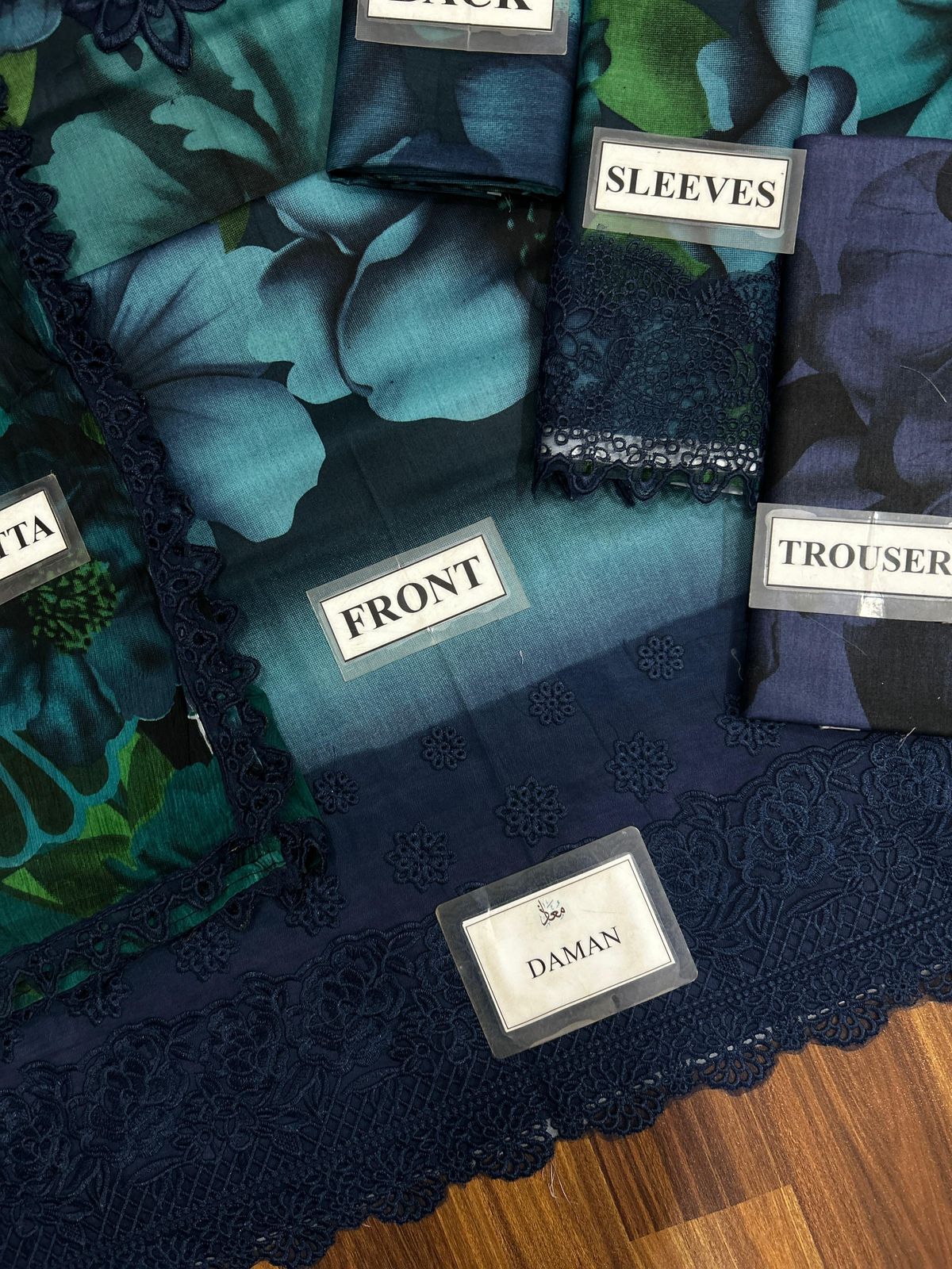 BAROQUE 3PC CHIFFON DOPATTA