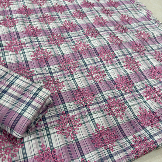 2 PIECE - PRINTED EMBROIDERED LAWN SUIT SCV2-213
