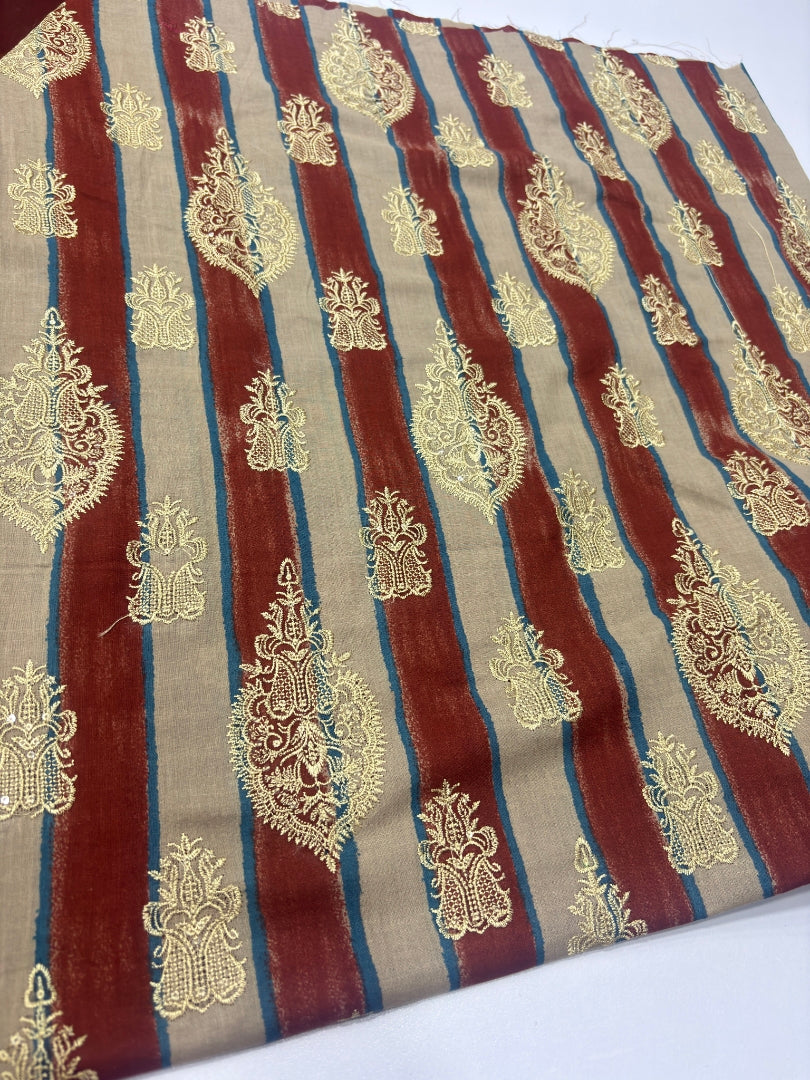 2 PIECE - PRINTED EMBROIDERED LAWN SUIT SCV2-235