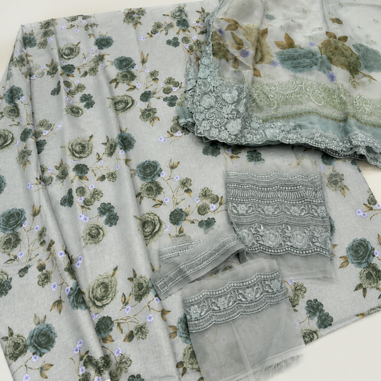 LAKHANY LUXURY LAWN 3PC LAWN DOPATTA
