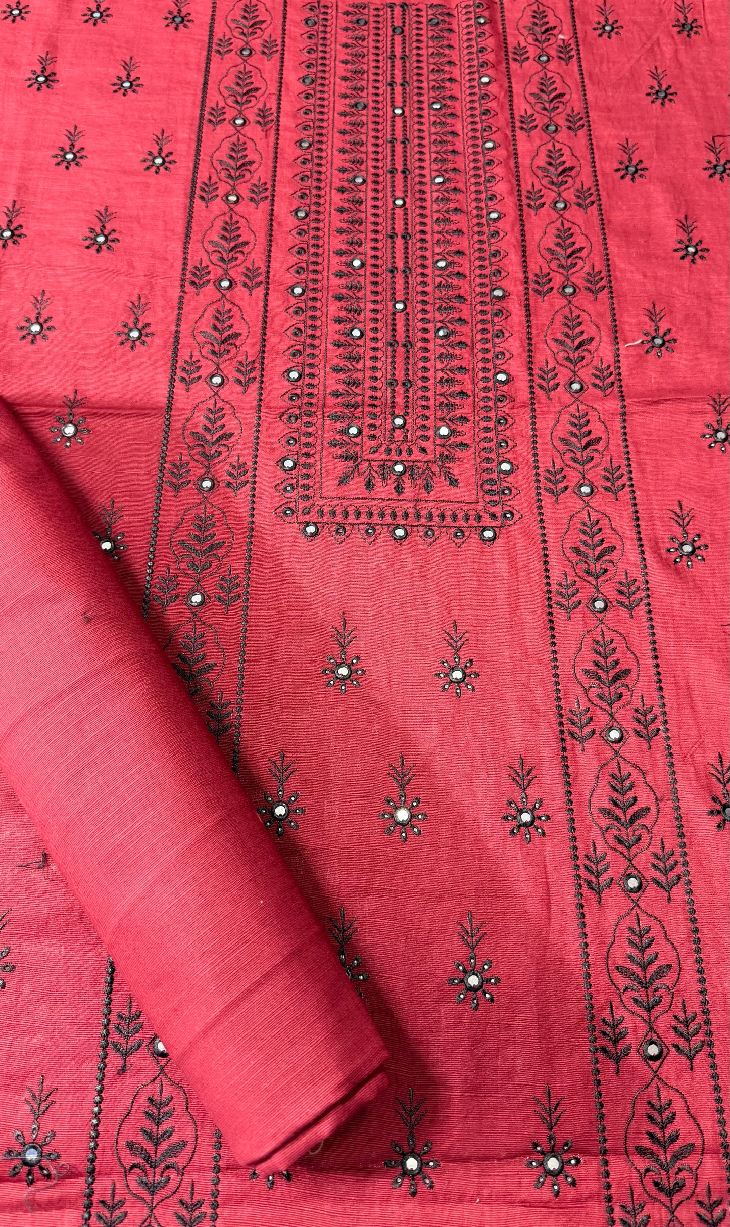 KHADDAR EMBROIDERED 2PC