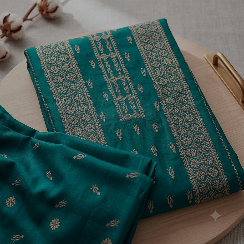 KARANDI EMBROIDERED 2-PIECE TZAJ-2369