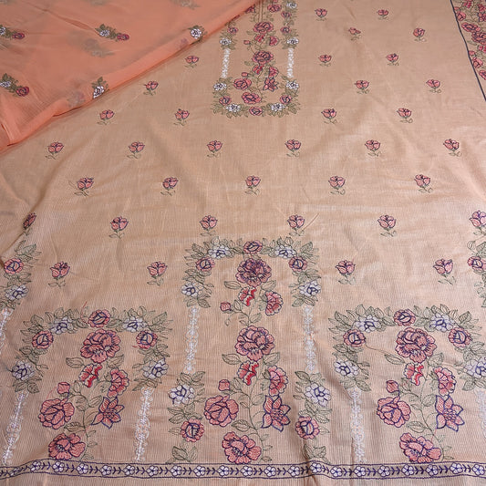 LAWN EMBROIDERED 3PC CHIFFON DOPATTA