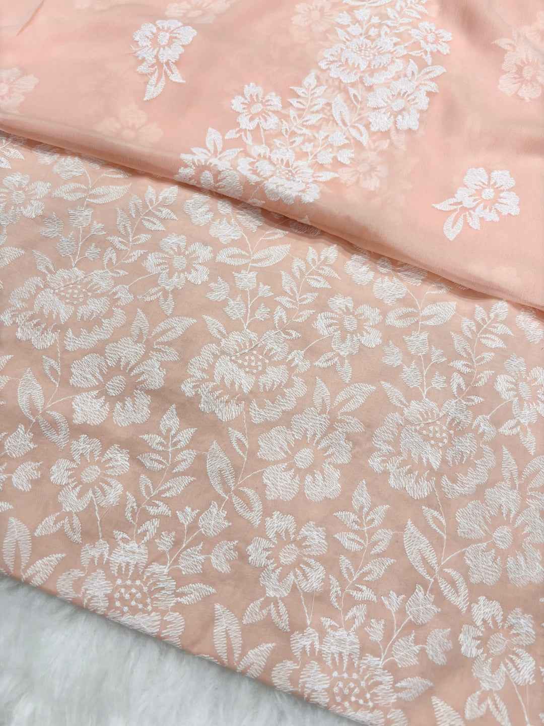 BAREEZE LAWN EMBROIDERED 3PC CHIFFON DOPATTA TZAJ-130