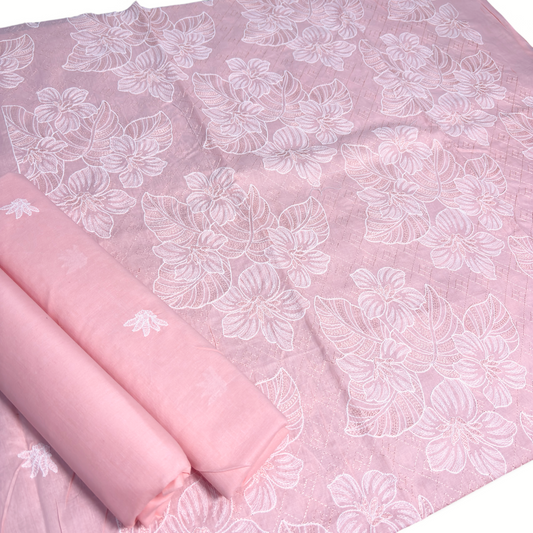 2 PIECE - EMBROIDERED LAWN SUIT SCV1-1777