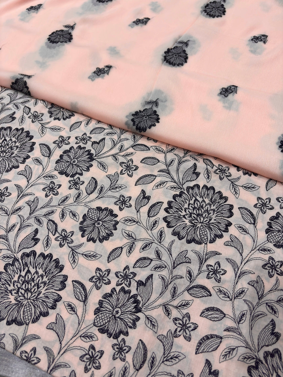 BAREEZE LAWN EMBROIDERED 3PC CHIFFON DOPATTA TZAJ-161