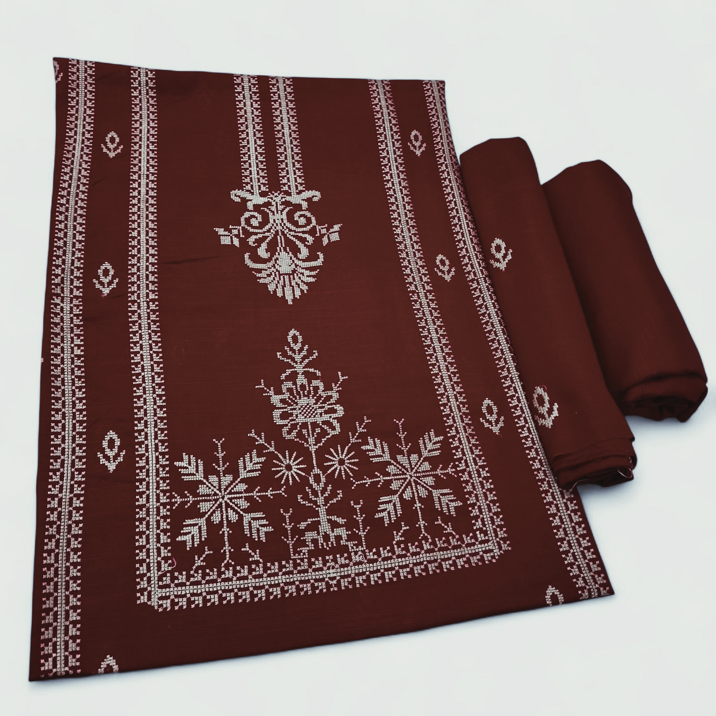 KHADDAR EMBROIDERED 2PC - TANIAZE