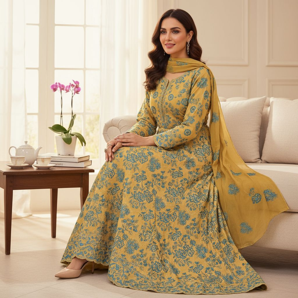 KARANDI 3-PIECE EMBROIDERED