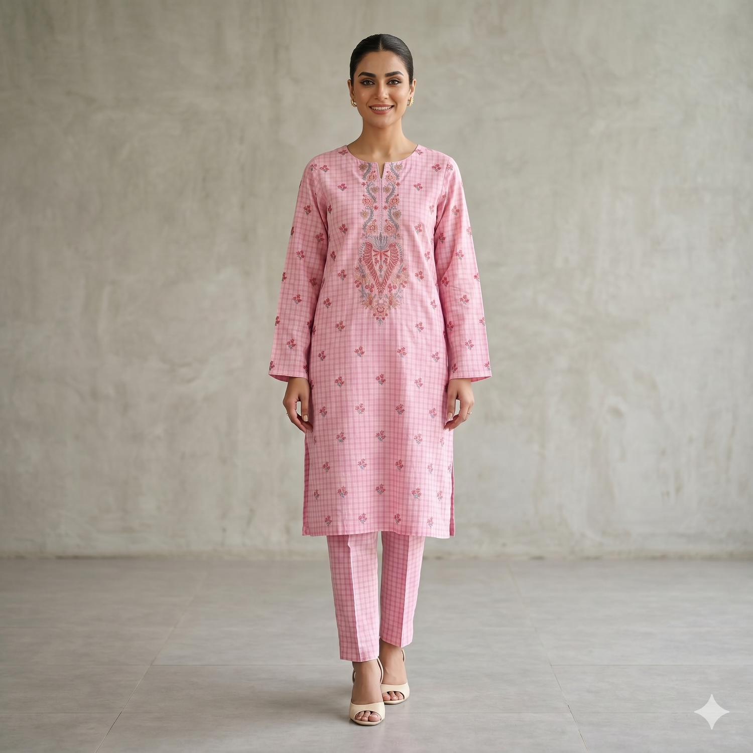 Lawn Embroidered 2 piece