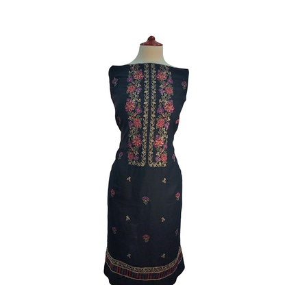 KARANDI EMBROIDERED SHAWL SUIT - TANIAZE