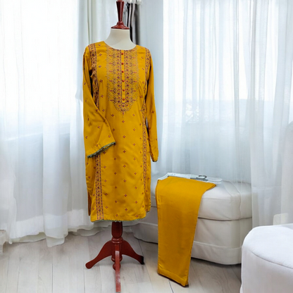 READY TO WEAR KARANDI 2PC EMBROIDERED - TANIAZE