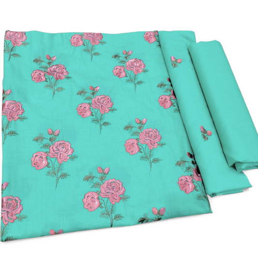 2 PIECE - EMBROIDERED LAWN SUIT