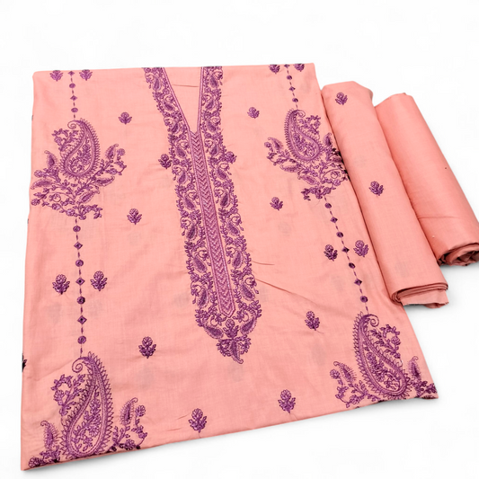 2 PIECE - EMBROIDERED LAWN SUIT TZP-08