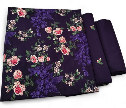 2 PIECE - EMBROIDERED LAWN SUIT TZSP-365