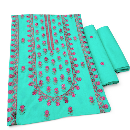 2 PIECE - EMBROIDERED LAWN SUIT TZSA-383
