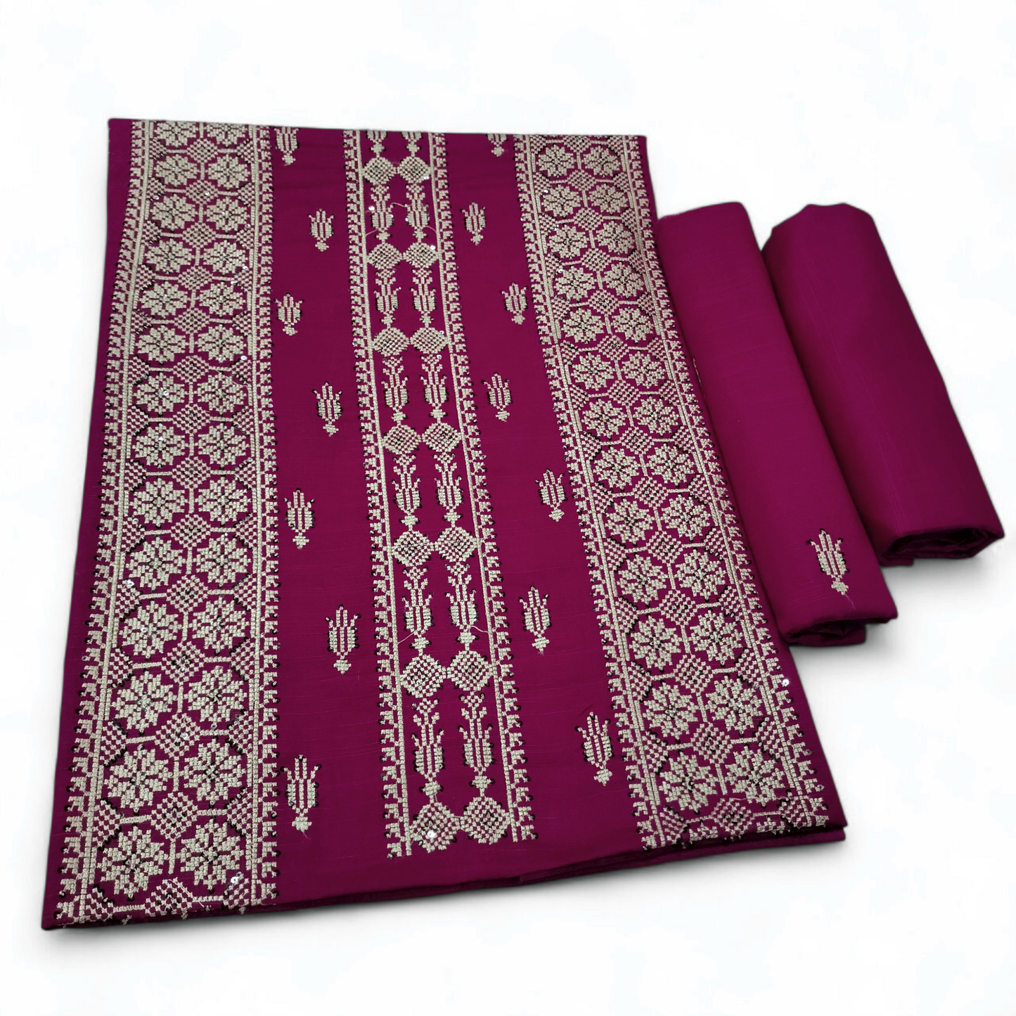 KHADDAR EMBROIDERED 2PC - TANIAZE