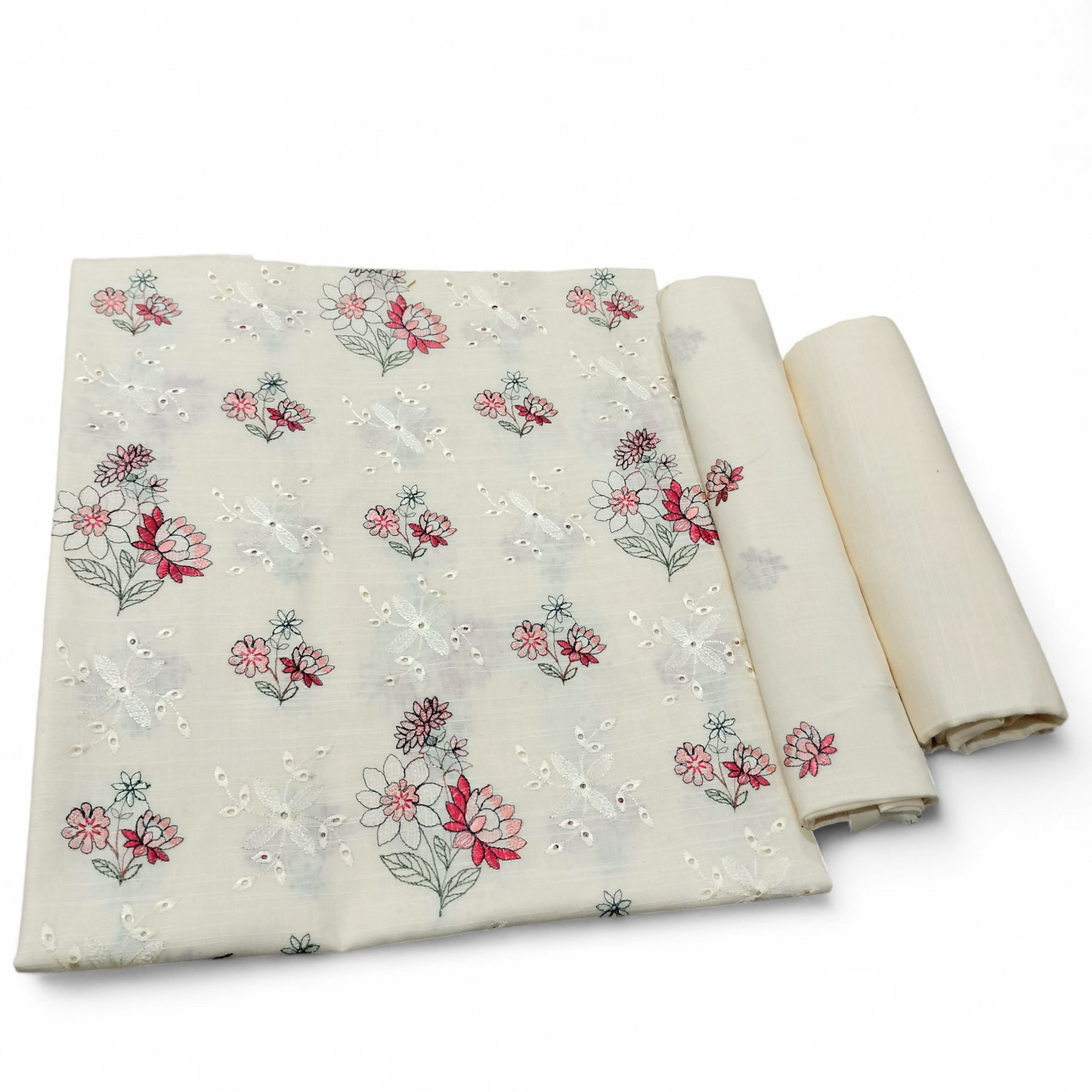 KHADDAR CHICKEN KARI EMBROIDERED 2PC