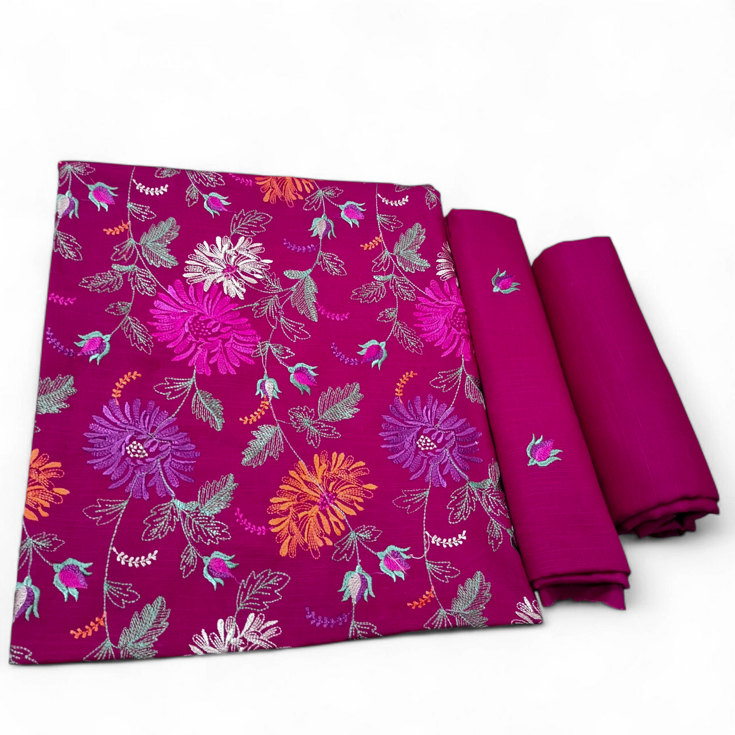 KHADDAR EMBROIDERED 2PC