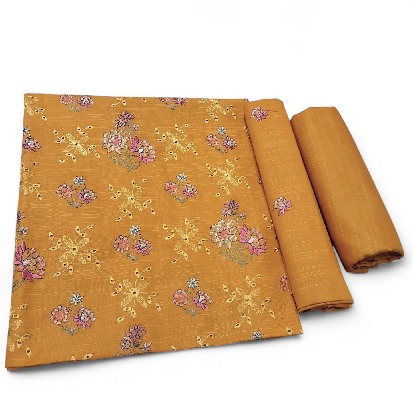 KHADDAR CHICKEN KARI EMBROIDERED 2PC