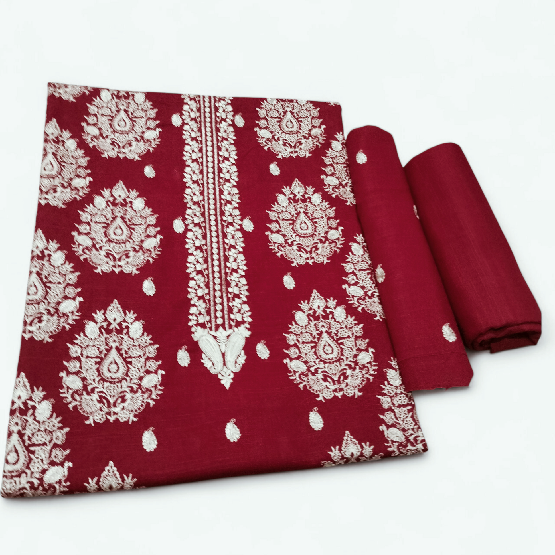 KHADDAR EMBROIDERED 2PC - TANIAZE
