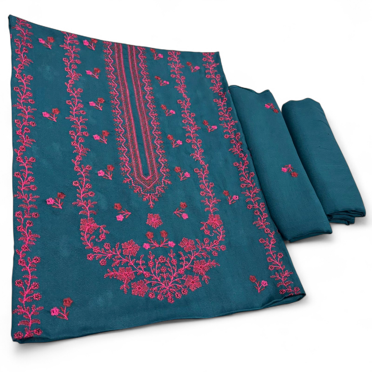 KARANDI EMBROIDERED 2-PIECE ZINC WKU-538