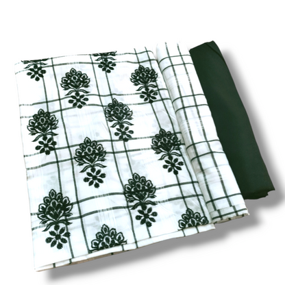 PRINTED LAWN EMBROIDERED 2PC - TANIAZE