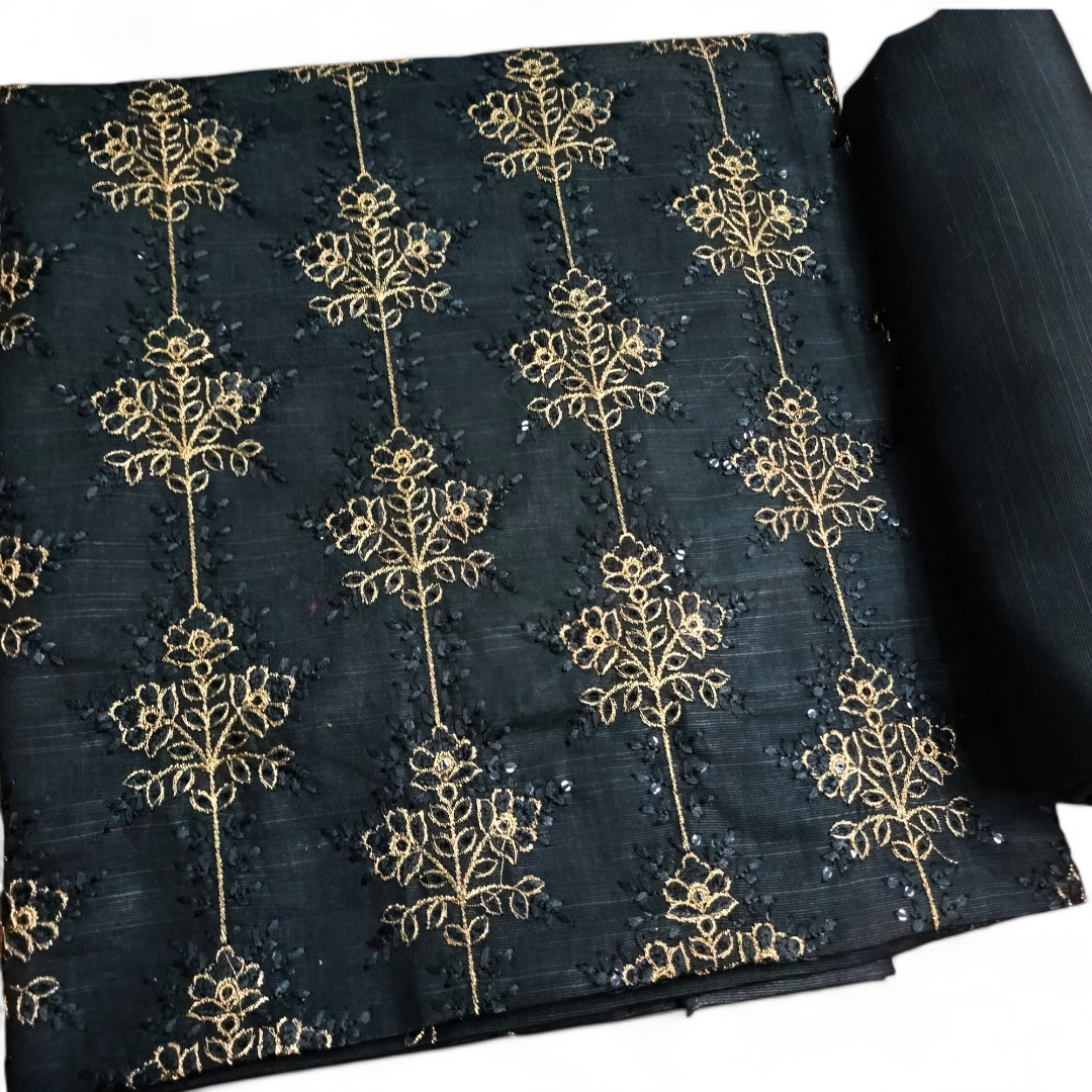 KHADDAR EMBROIDERED 2PC