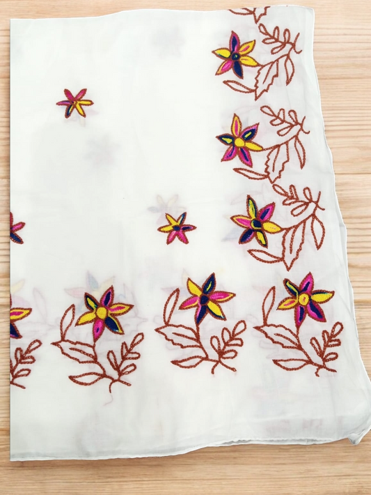 Pure Lawn Hand Embroidered Dopatta