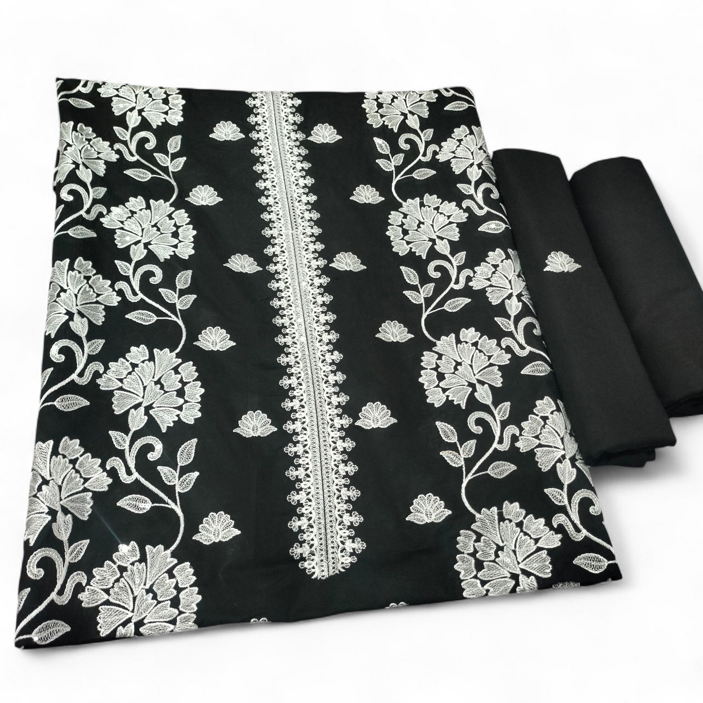 2 PIECE - EMBROIDERED LAWN SUIT TZSB-505