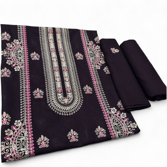 KARANDI EMBROIDERED 2-PIECE WKU-224 - TANIAZE