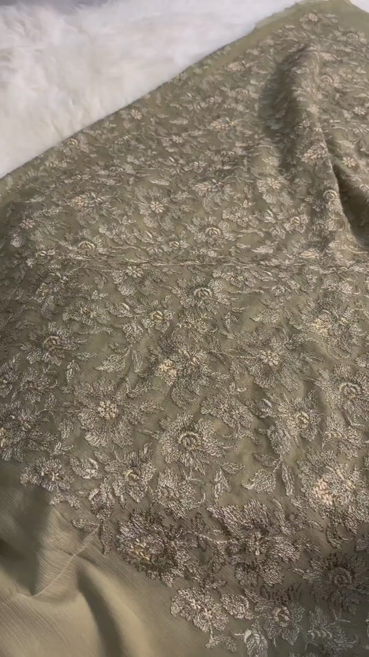 Fancy Embroidered Chiffon