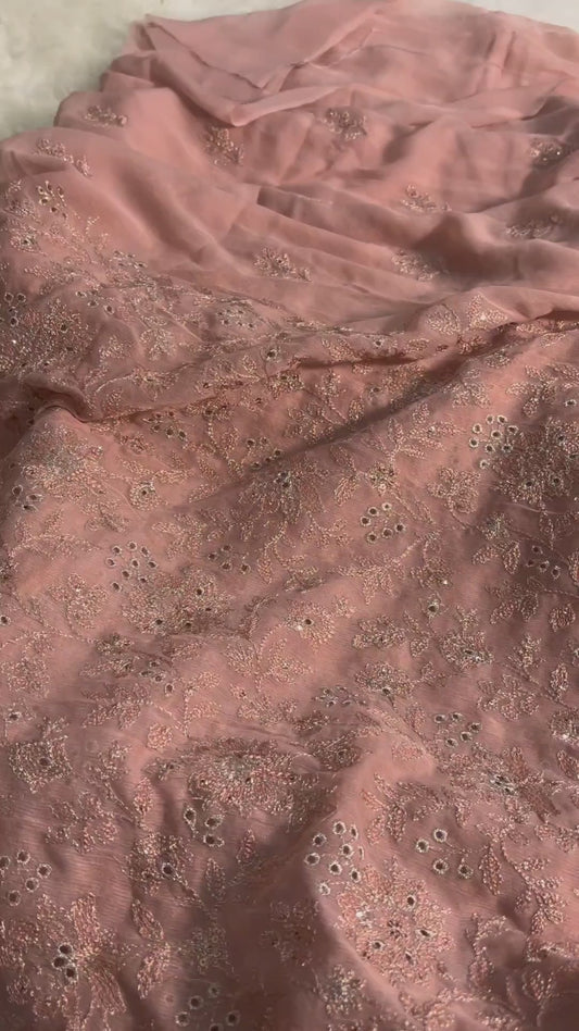 Fancy Embroidered Chiffon