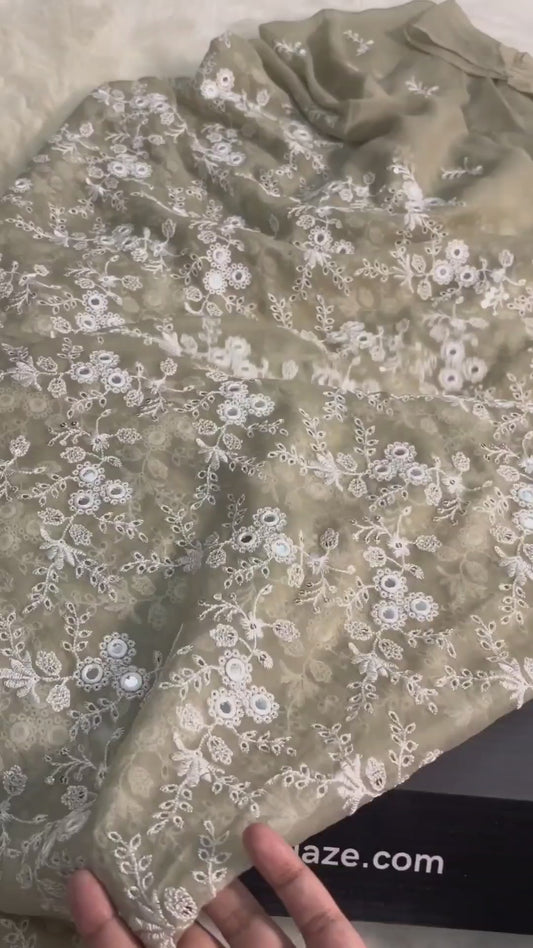 Fancy Embroidered Chiffon