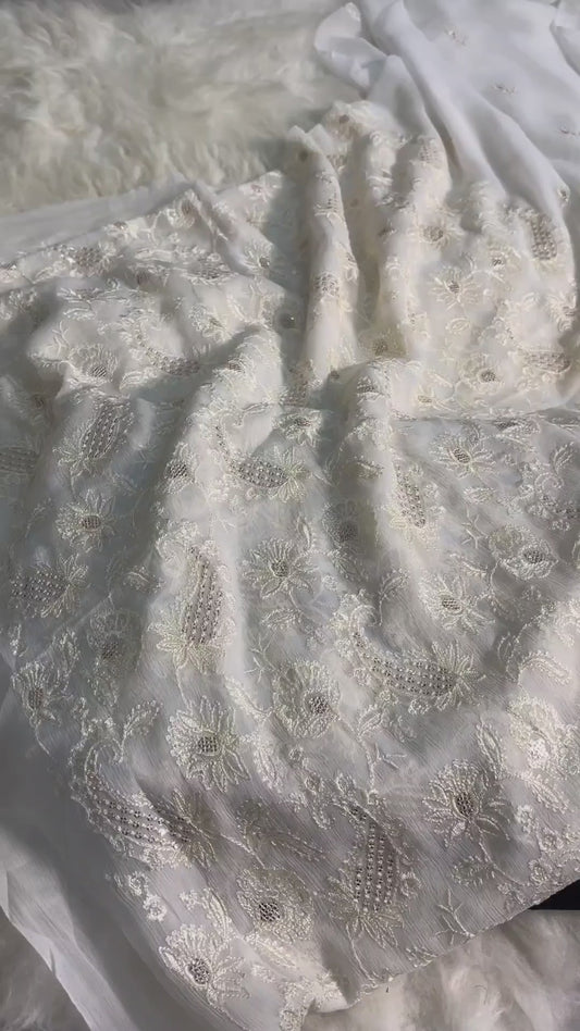 Fancy Embroidered Chiffon