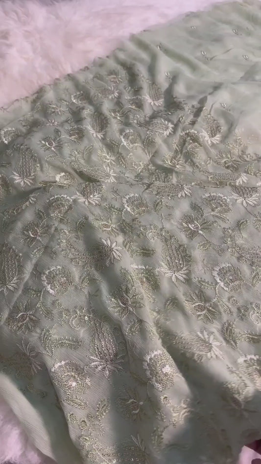 Fancy Embroidered Chiffon