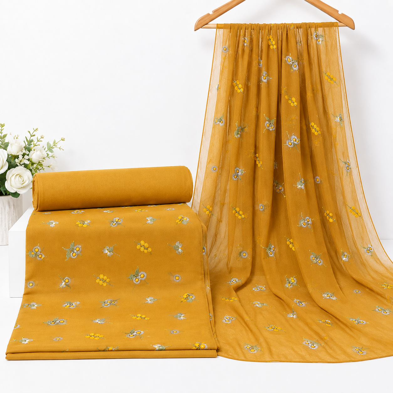 KARANDI EMBROIDERED 3-PIECE TZAJ-337