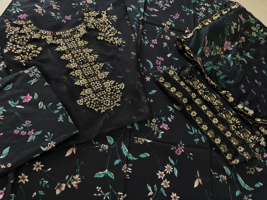 IZNIK LUXURY LAWN 3PC CHIFFON DOPATTA