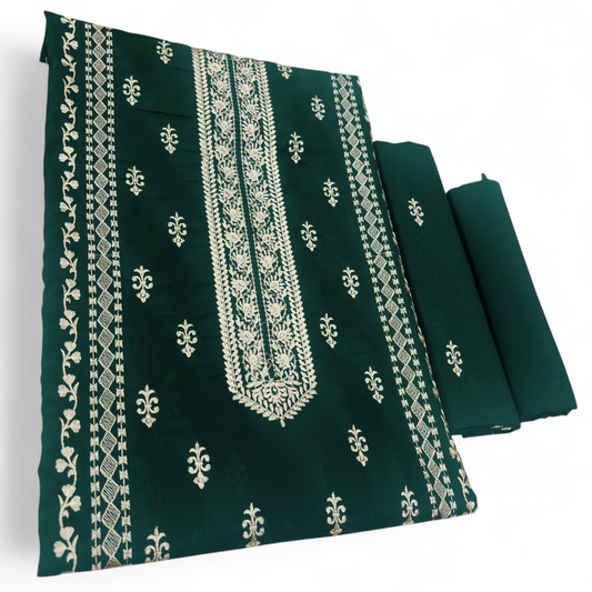 2 PIECE - EMBROIDERED LAWN SUIT SCV1-1791