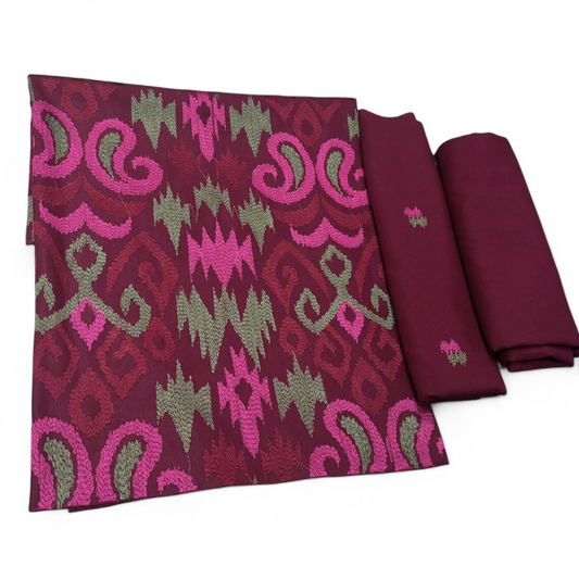 KARANDI EMBROIDERED 2-PIECE WKU-878