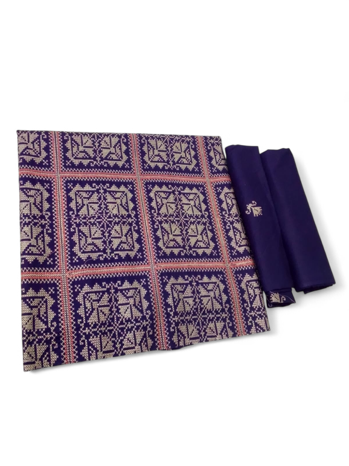 2 PIECE - EMBROIDERED LAWN SUIT SCV1-1511