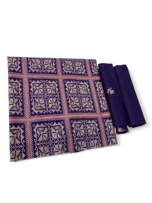 2 PIECE - EMBROIDERED LAWN SUIT SCV1-1511