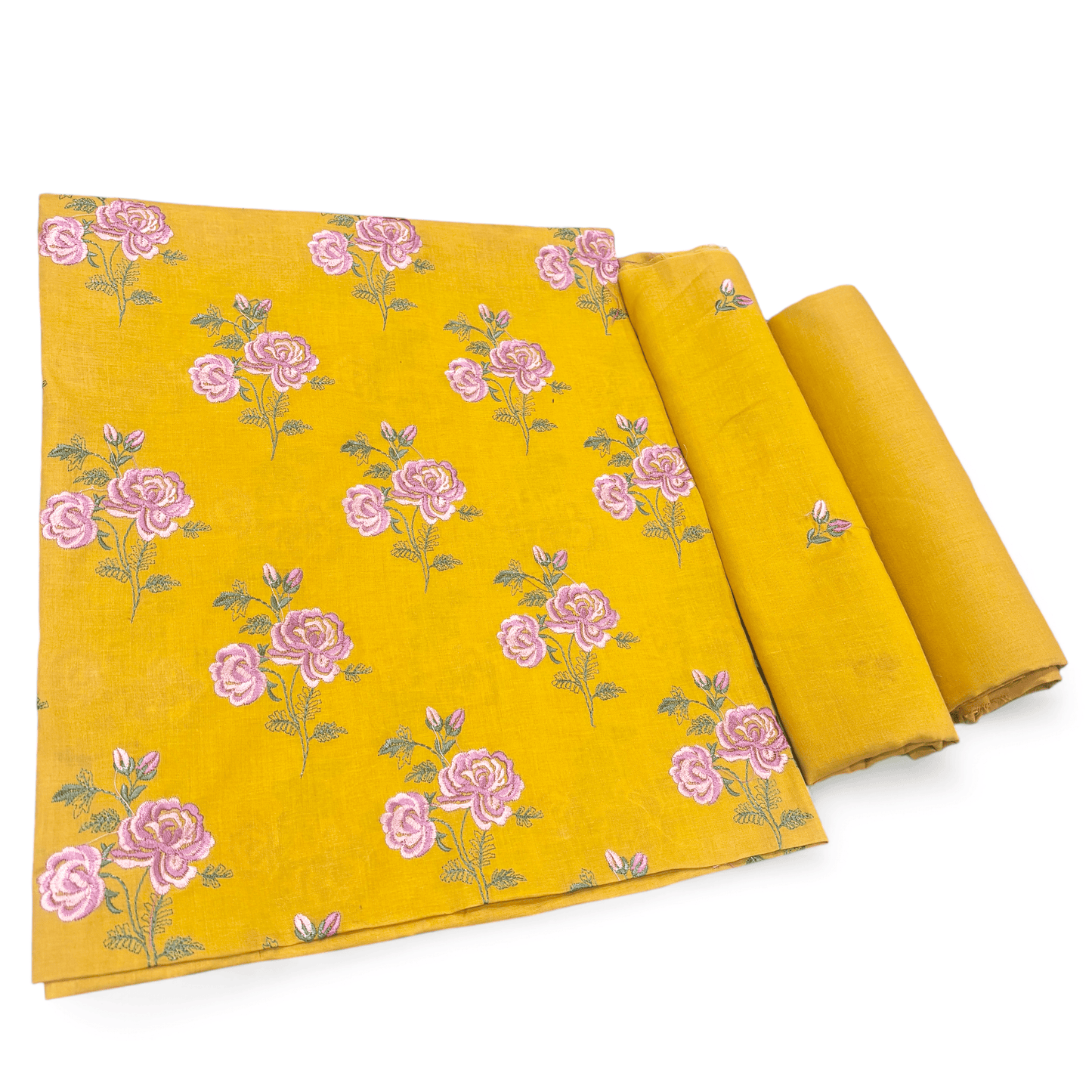 2 PIECE - EMBROIDERED LAWN SUIT SCV1-1733