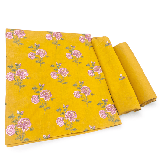 2 PIECE - EMBROIDERED LAWN SUIT SCV1-1733