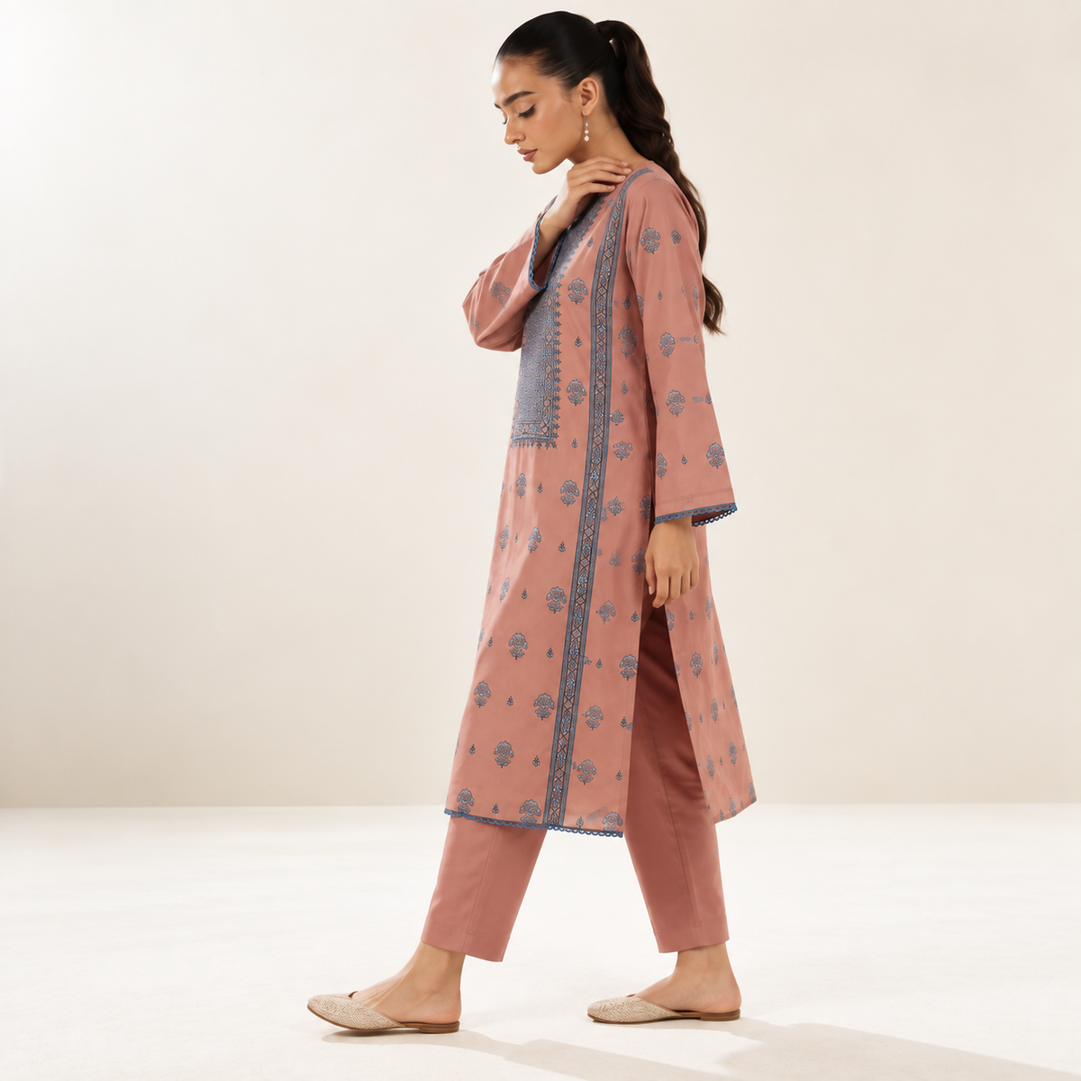READY TO WEAR KARANDI 2PC EMBROIDERED WKS-14