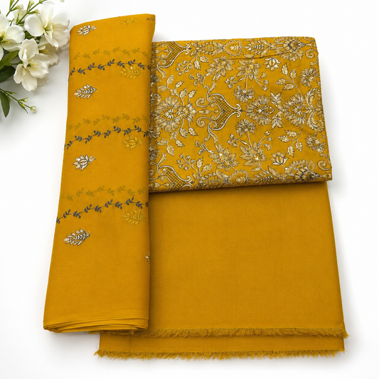 KARANDI EMBROIDERED 3-PIECE TZAJ-327