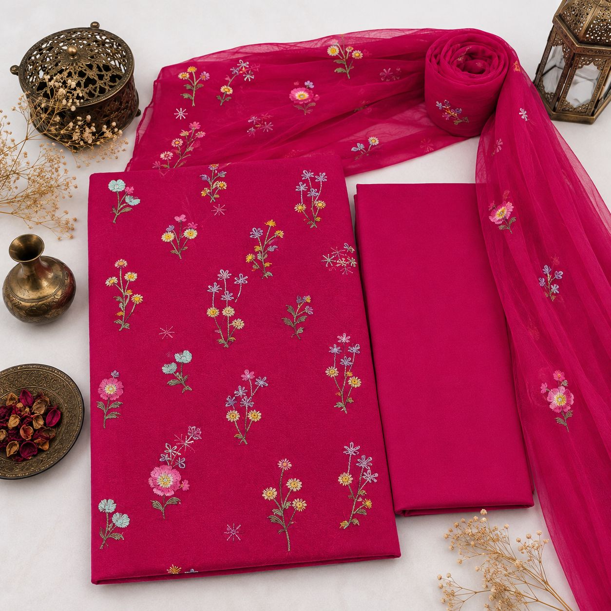 KARANDI EMBROIDERED 3-PIECE TZAJ-385