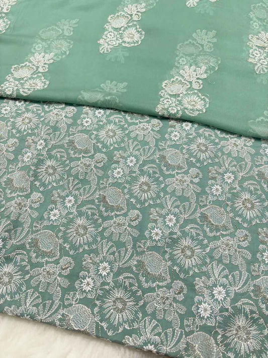 BAREEZE LAWN EMBROIDERED 3PC CHIFFON DOPATTA TZAJ-133